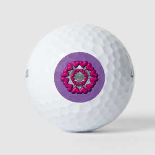 Ring of Hearts Valentine Golf Balls