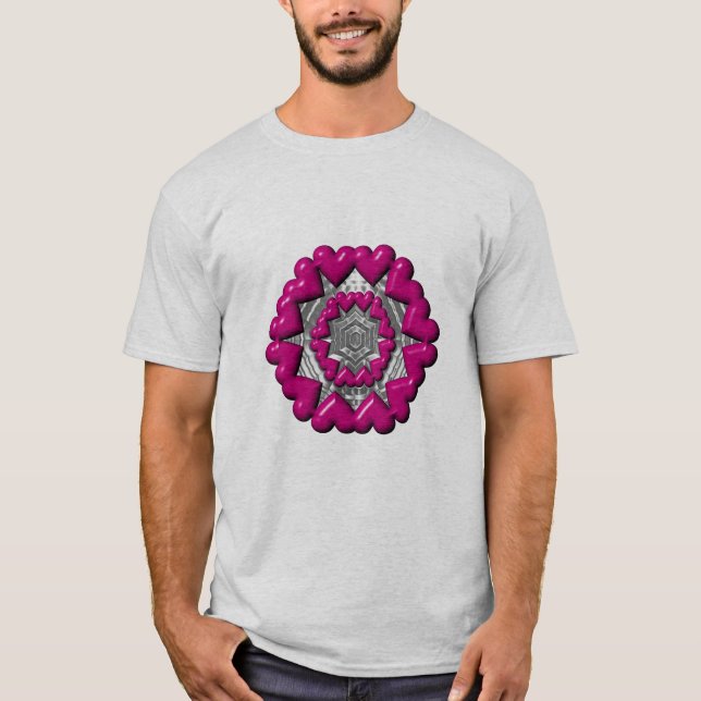 Ring of Hearts Valentine T-Shirt (Front)