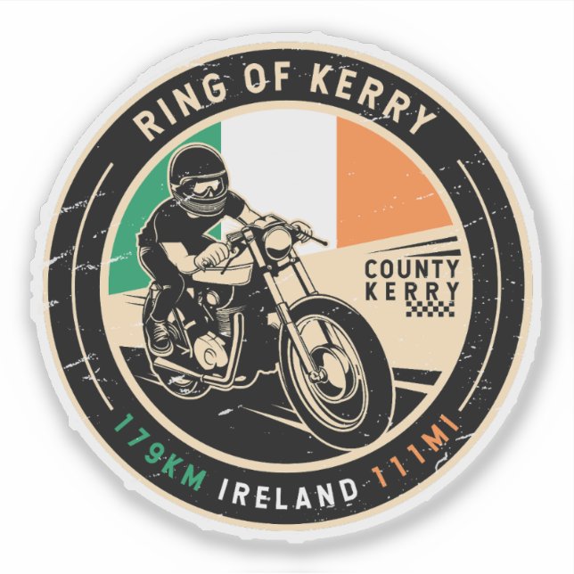 Ring of Kerry Ireland Motorcycle (Front)