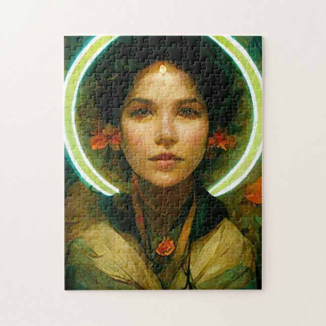 Ring Of Light Fantasy Sci-fi Jigsaw Puzzle (Vertical)