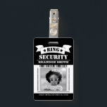 Ring Security Agent Photo ID ID Badge<br><div class="desc">Ring Security ID Badge</div>