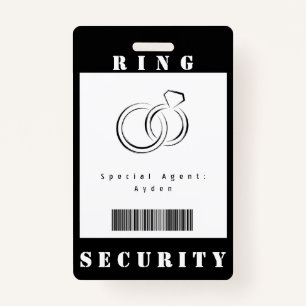Ring Security Badge ID Badge