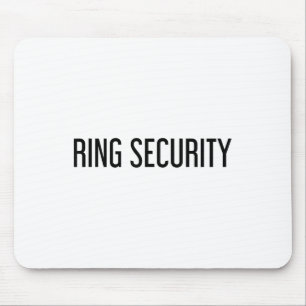 Ring Security Funny Wedding Bride Groom Party Gift Mouse Mat