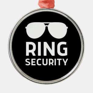Ring security funny wedding ring bearer kids metal tree decoration