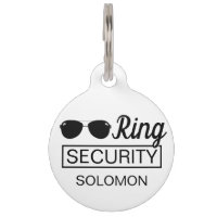 Ring Security pet wedding elegant dog ring bearer