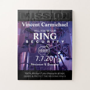Ring Security Puzzle Invitation