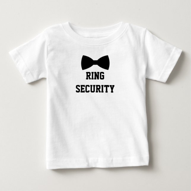 Ring Security Ring Bearer Baby T-Shirt (Front)