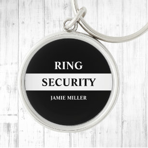 Ring Security Ring Bearer  Key Ring
