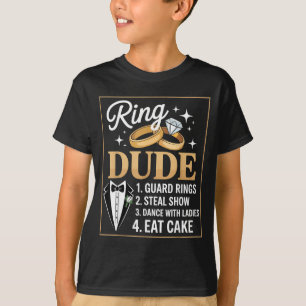 Ring Security Wedding Party Funny Ring Bearer 7 T-Shirt