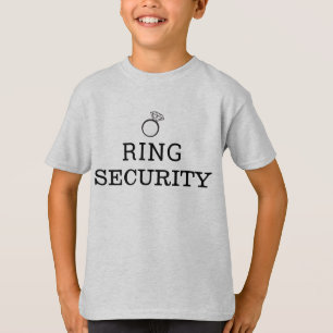 Ring Security Wedding Ring Bearer T-Shirt