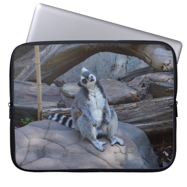 Ring Tail Possum Sitting Down, Laptop Sleeve (Front)