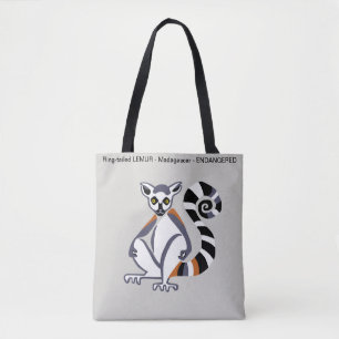 Ring-tailed LEMUR - Conservation - Ecology Tote Bag