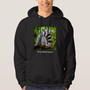 Ring-tailed lemur hoodie