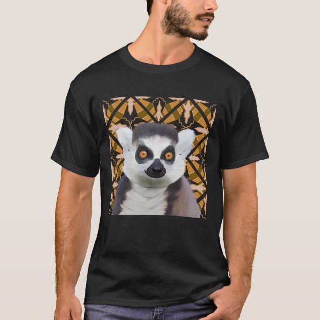 Ring-Tailed Lemur Madagascar Wildlife T-Shirt (Front)