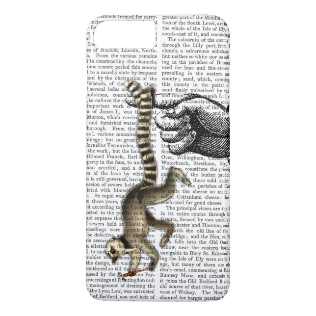 Ring Tailed Lemur on Finger 2 Case-Mate iPhone Case (Back)