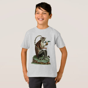 Ring-Tailed Lemur Tee: 1780 Zoology Illustration T-Shirt