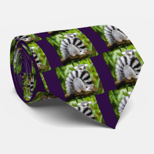 Ring-tailed lemur tie
