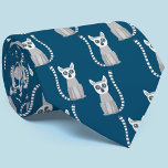 Ring Tailed Lemur Tie<br><div class="desc">A fun Ring Tailed Lemur pattern for animal lovers.  Original art by Nic Squirrell.</div>