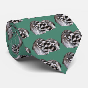 Ring-tailed lemur tie