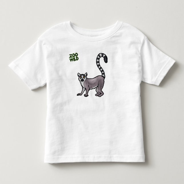Ring Tailed Lemur Toddler T-Shirt (Front)