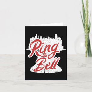 Ring The Bell Philadelphia City Retro Lover Christ Card