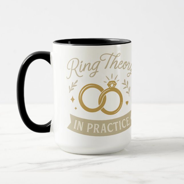 Ring Theory In Practice | Halloween Gifts Mug (Left)