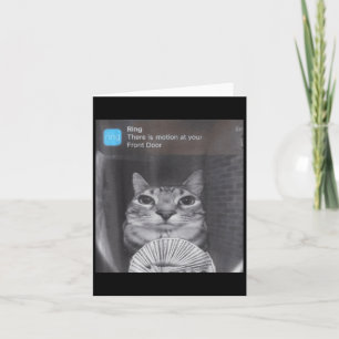 Ring There Is Motion At Your Front Door Funny Meme Card