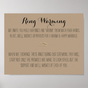 Ring Warming Sign