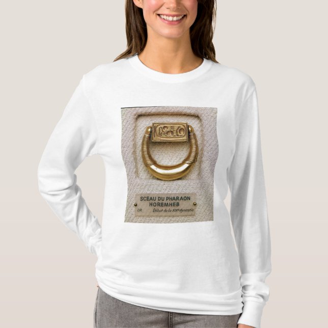Ring with the seal of General Horemheb T-Shirt (Front)