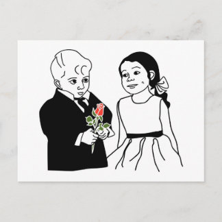 Ringbearer and Flower Girl Postcard