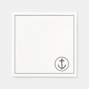 RINGED ANCHOR NAPKIN