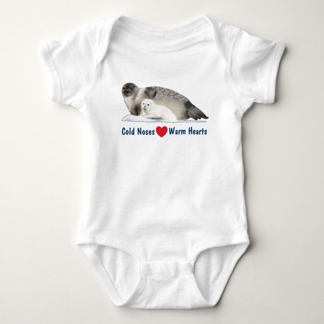 Ringed Seal Baby Bodysuit (Front)