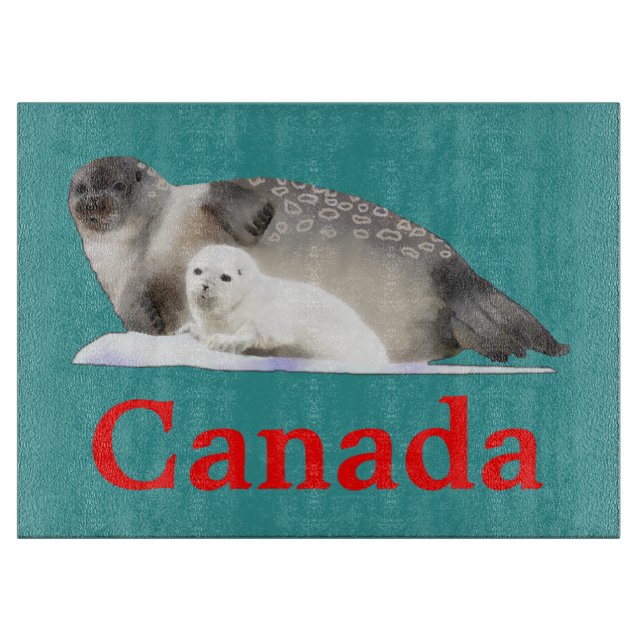 Ringed Seal Cutting Board (Front)