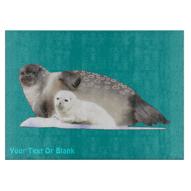 Ringed Seal Cutting Board (Front)