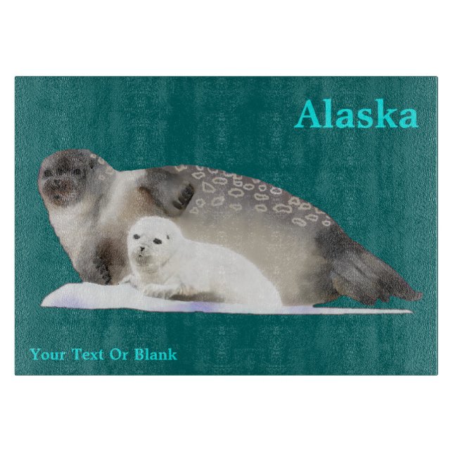 Ringed Seal Cutting Board (Front)