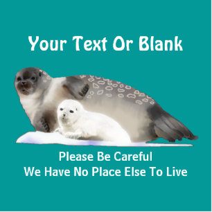 Ringed Seal - On Thin Ice Photo Sculpture Magnet