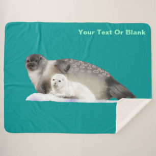 Ringed Seal Sherpa Blanket