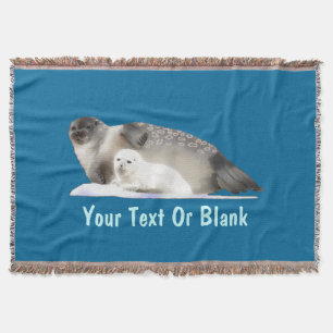 Ringed Seal Throw Blanket