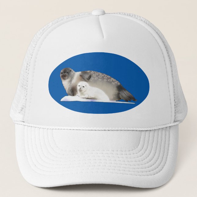 Ringed Seal Trucker Hat (Front)
