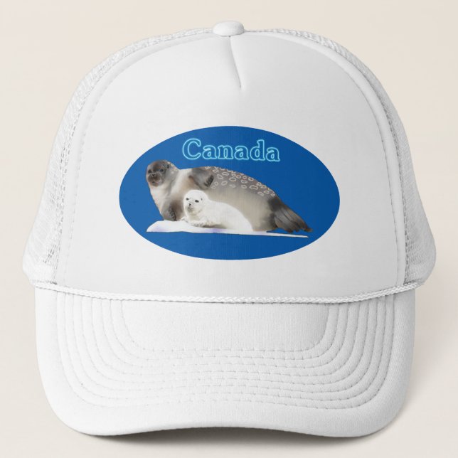 Ringed Seal Trucker Hat (Front)