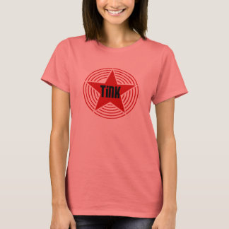 Ringer -  Black & Red Star Tink-Shirt T-Shirt