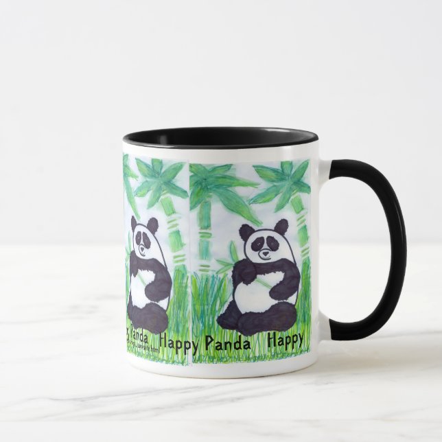 Ringer Mug O.O. 4 Happy Pandas (Right)