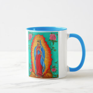 Ringer Mug/ Our Lady of Guadalupe Mug