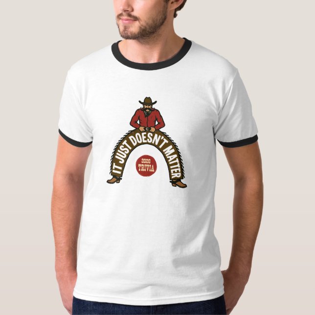Ringer Red Cowboy T-Shirt (Front)