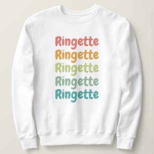 Ringette Cute Retro Ringette Player Gifts Sweatshirt