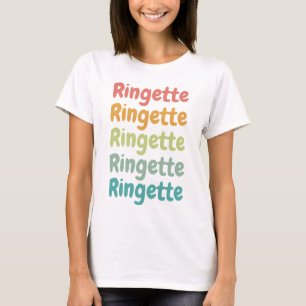 Ringette Cute Retro Ringette Player Gifts T-Shirt