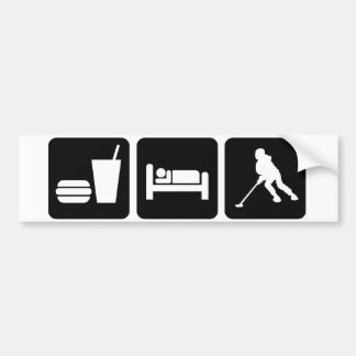 Ringette "Eat Sleep Ringette" Bumper Sticker