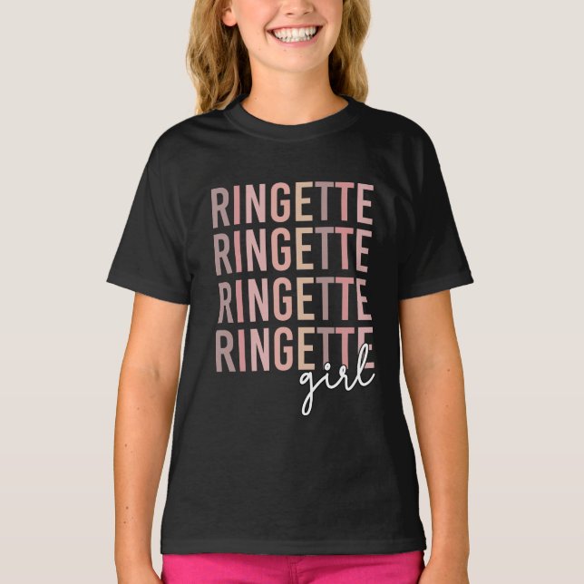 Ringette Girl | Gifts for Ringette Player T-Shirt (Front)