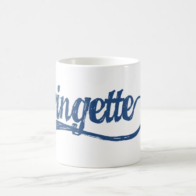 Ringette Mugs (Blue writing) (Center)