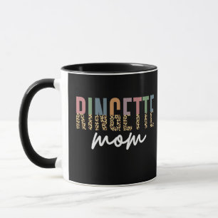 Ringette Mum Cheetah Print Ringette Player Mug
